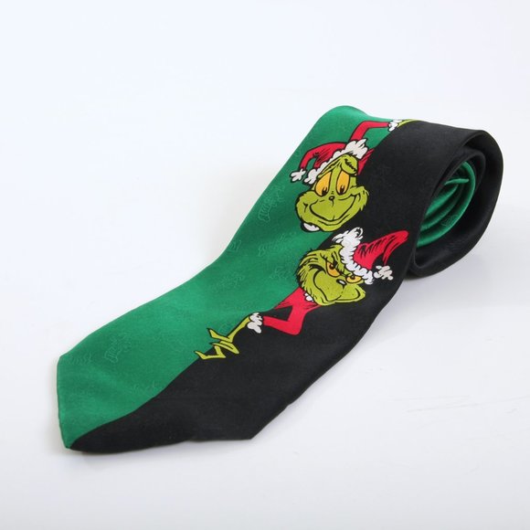 Dr. Seuss the Grinch Silk Tie